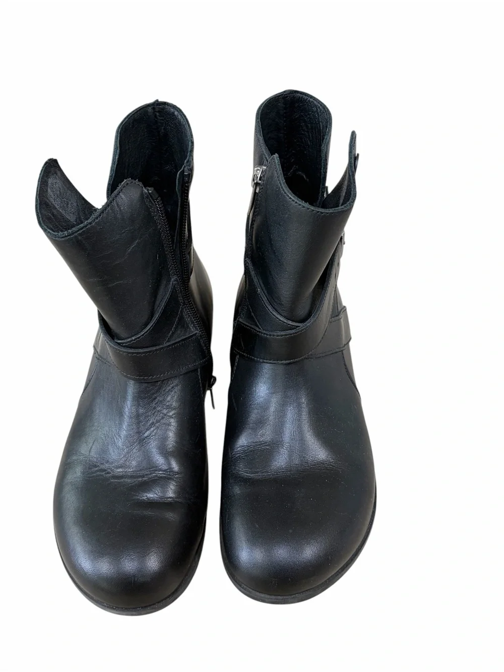 Birkenstock Collin’s Black Leather Slip-On boots size 37 Regular
